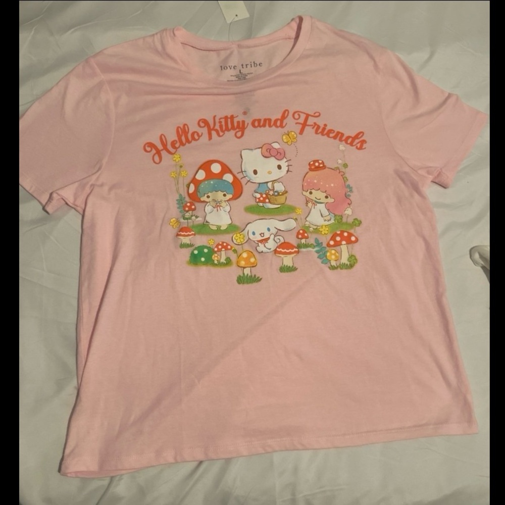 Pink Hello Kitty and friends T-shirt NWT